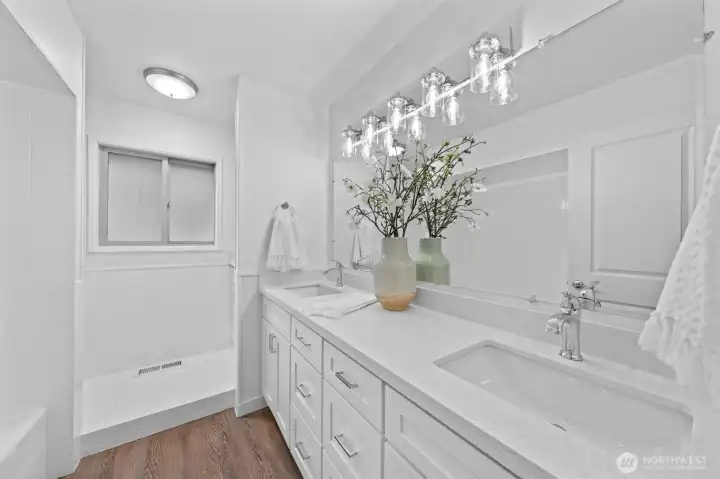 Main Bath double vanity