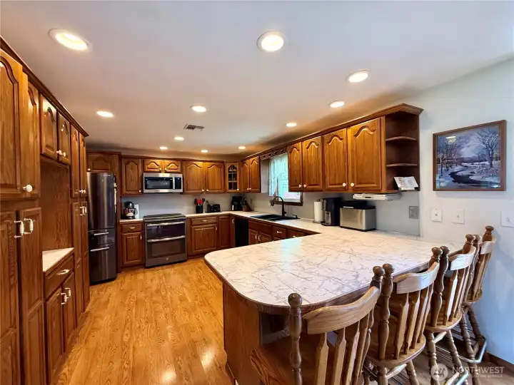 Another view of the kitchen.