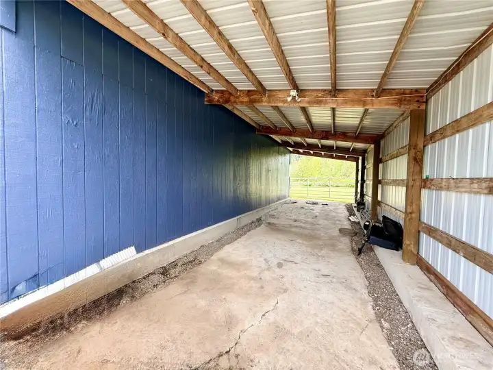 Right lean-to on shop.