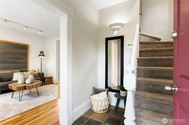 Front entry Front entry