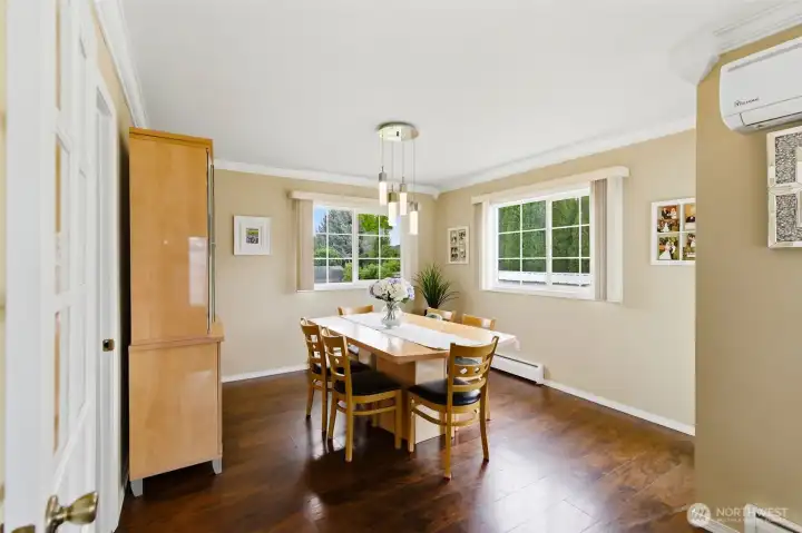Formal dining room.