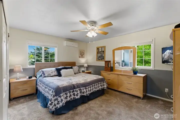 Main floor primary suite.