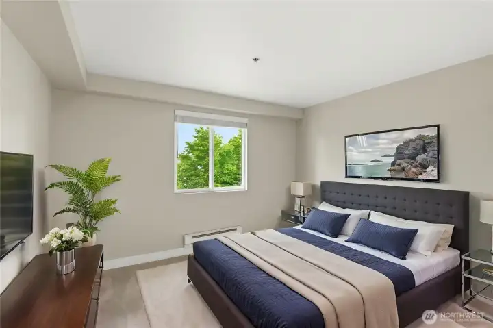 Primary Bedroom (Virtually Staged)