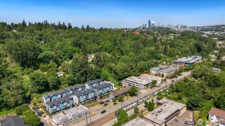 Easy access to the light rail and public transit.