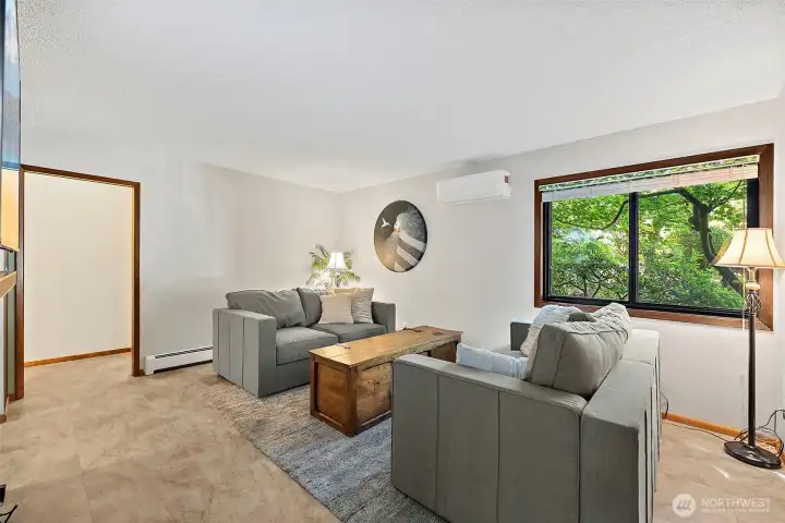 cozy tv/family room downstairs
