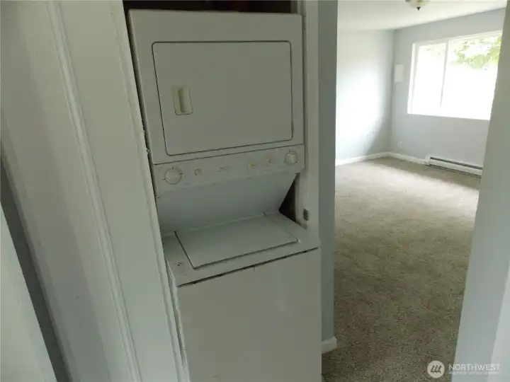 Washer and dryer included Washer and dryer included