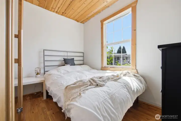 Bedroom #1 located near the front