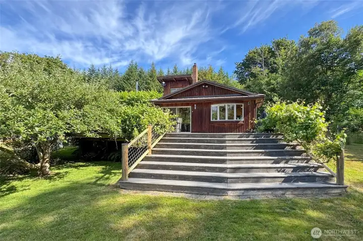 Steps Leading to Backyard