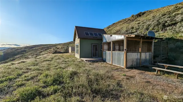 Nice secluded place. Looking NW from South side of cabin.