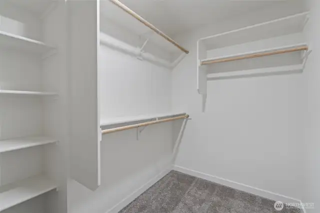 Primary closet