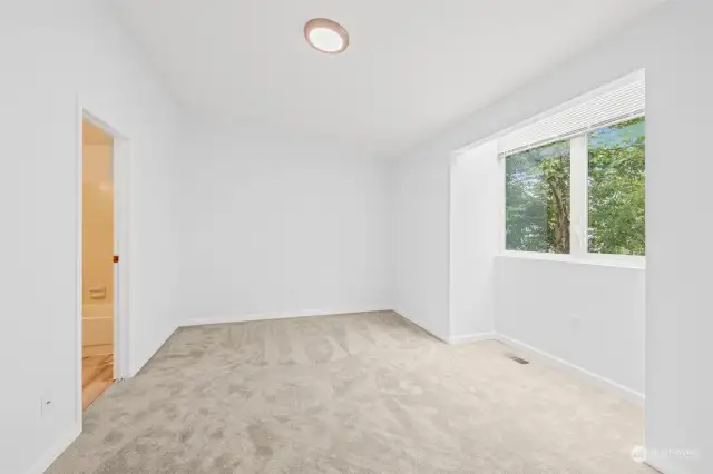 This is the primary bedroom with a full bath.