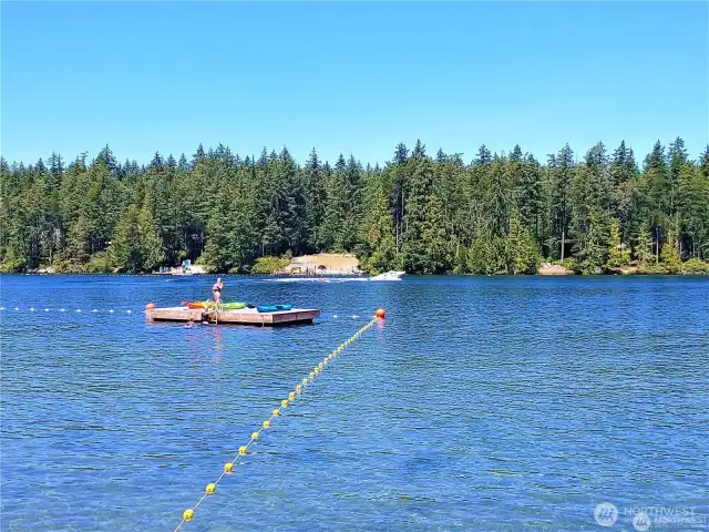 Swimming in Lake florence