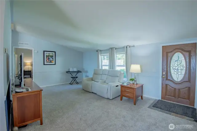 Entry and living room