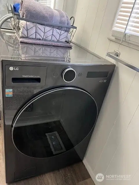 washer/dryer comes with home
