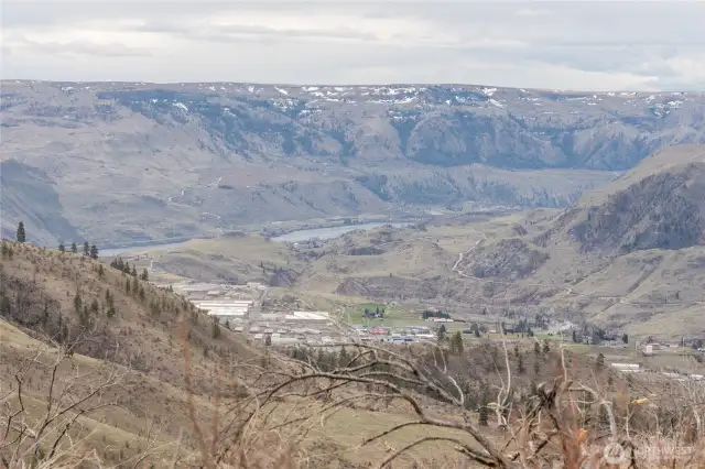 Views from top portion of property