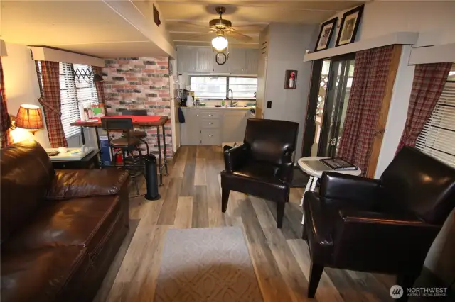 Living room in the park model