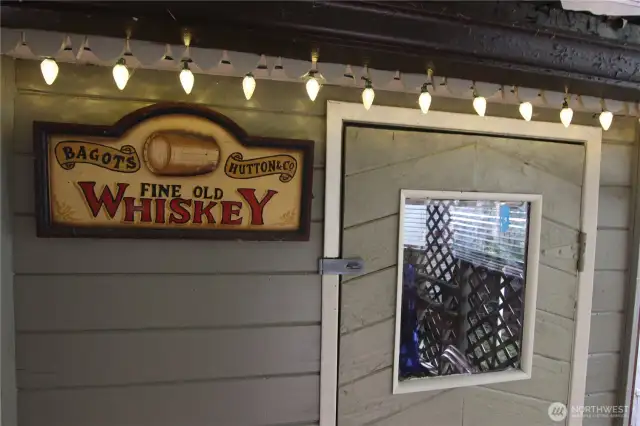 Entrance to the cabana