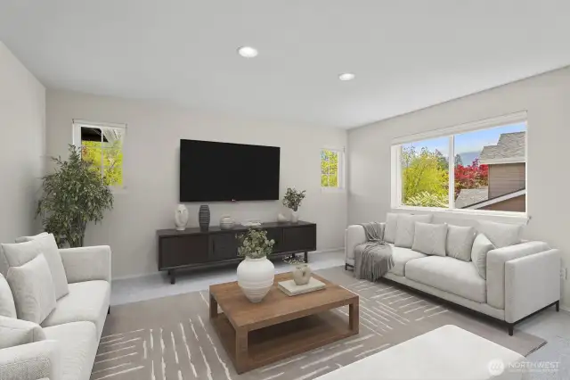 Virtually staged to show an example of how the space could be used.