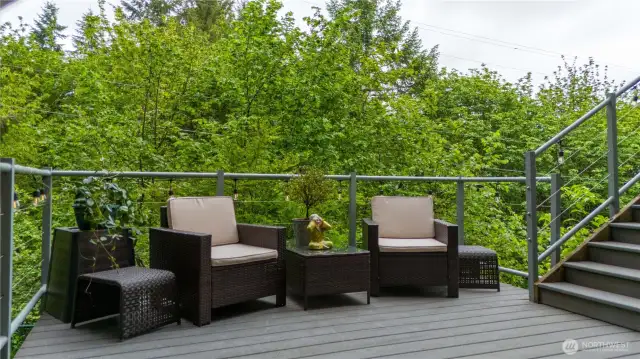 Here is a close up of the deck area