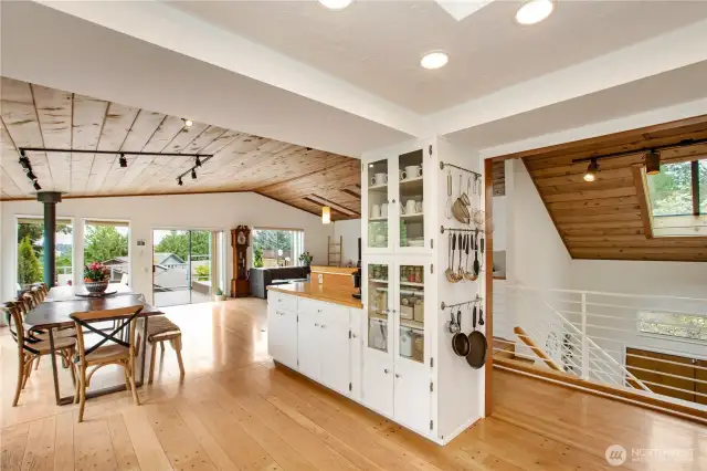 View from the kitchen, such a beautiful home!!