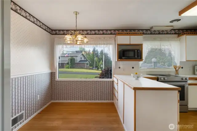 kitchen with eating space