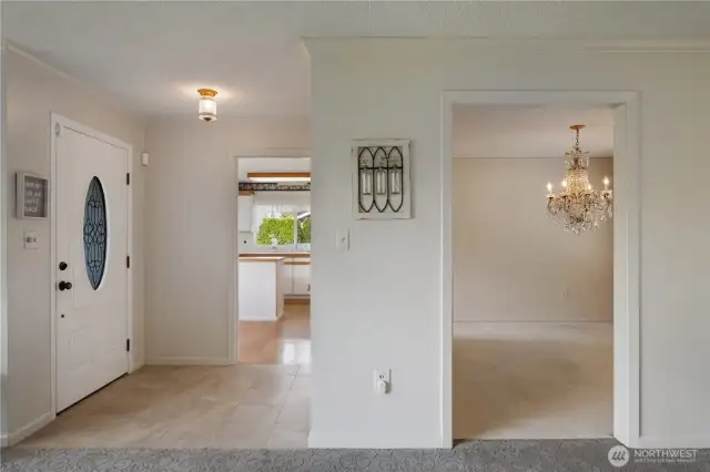 entry from living room