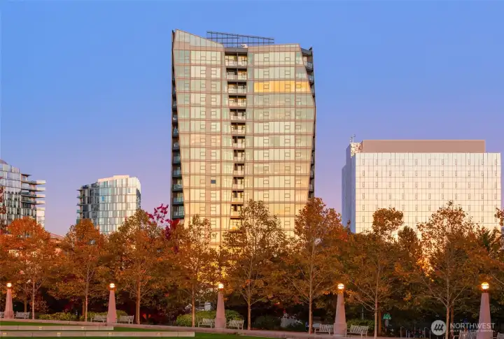 A veritable sculpture for living, 188 Bellevue Way is the Crown Jewel  of the Bellevue Skyline