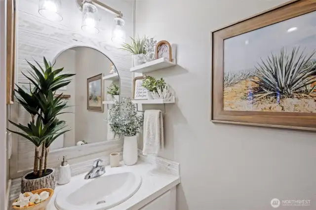 Downstairs half bath