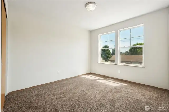 This unit (129) has fresh carpeting throughout.