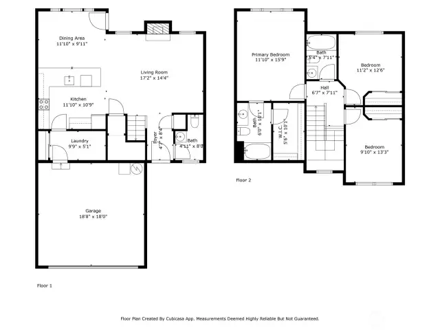 This floor plan is of unit 129. Unit 127 is a mirror image of this plan. Dimensions are approximations only.