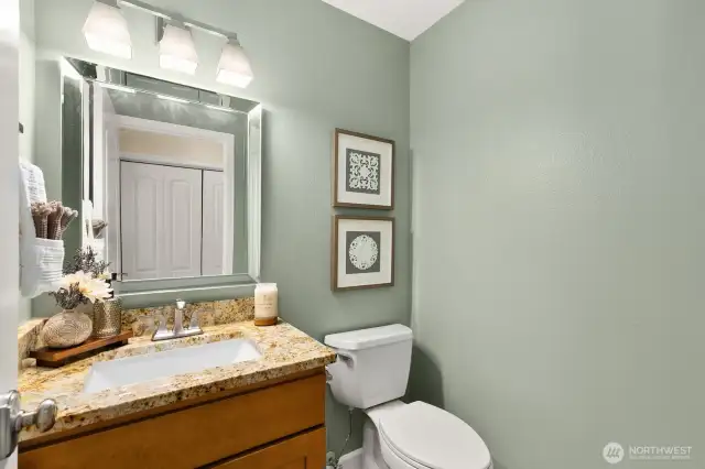 Half bath on main.