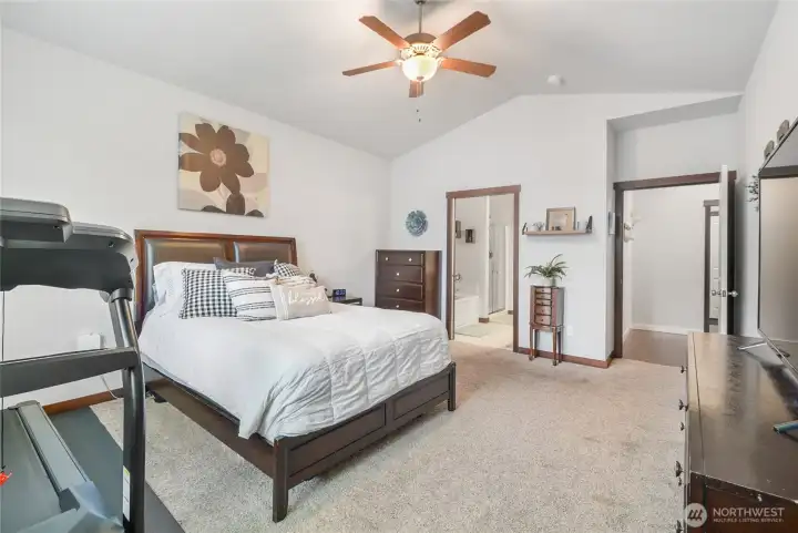 Ceiling Fan in Primary Bedroom