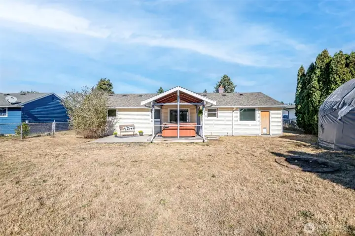 Buyers choice to keep the covered carport or have it removed, all items will be removed inside of the structure.