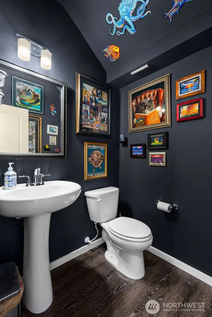 Main floor powder room