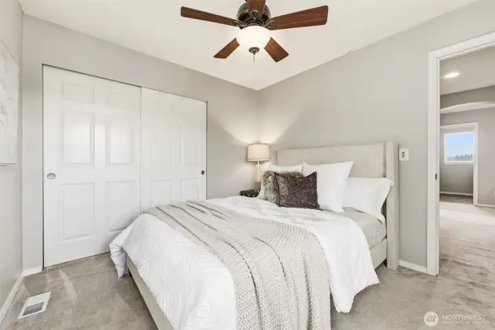 Additional bedroom upstairs