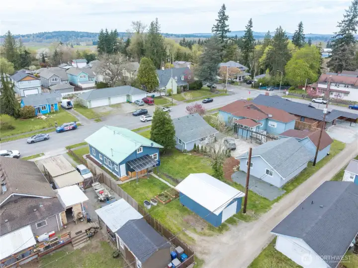 View of plot from rear.