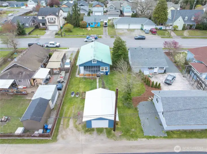 View of plot from rear.