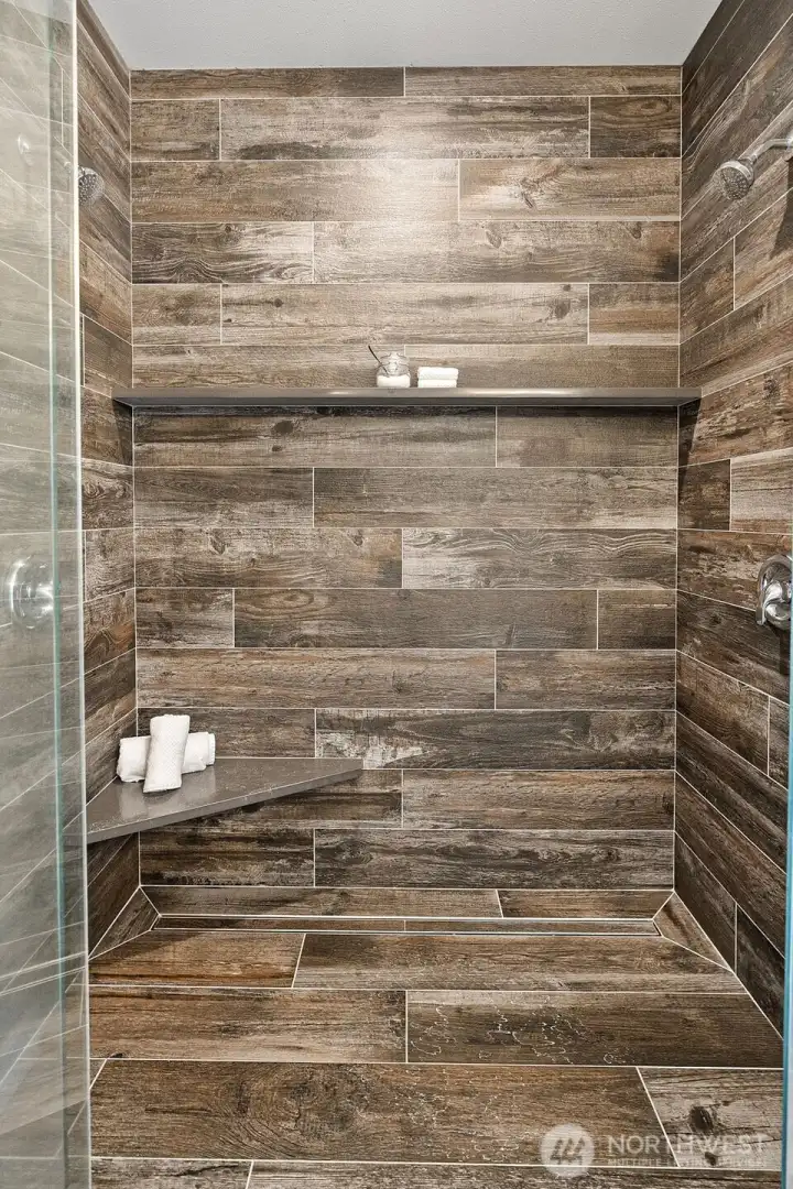 Custom tile shower