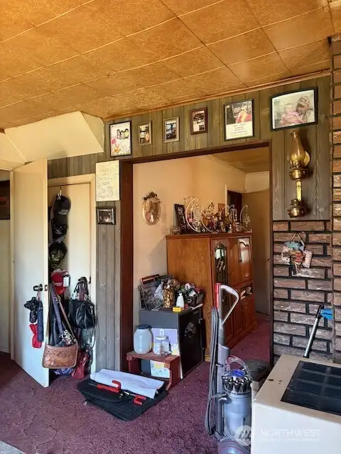 Looking from dining area toward family room