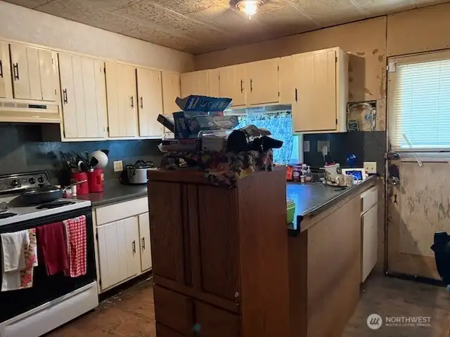Kitchen and back door