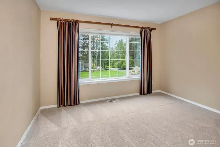 Bedroom 3 with walk-in closet.