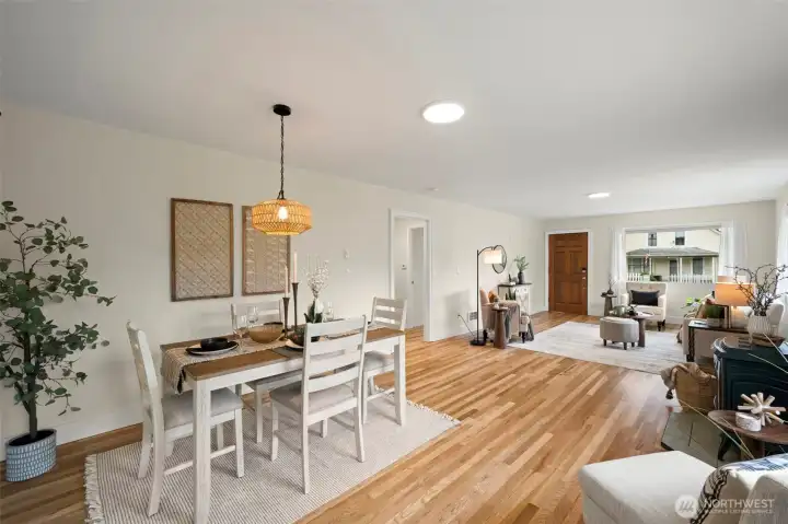 Newly Refinished Hardwoods and Interior Paint Newly Refinished Hardwoods and Interior Paint