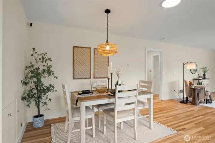 Open Concept Dining Room and Living Room Open Concept Dining Room and Living Room