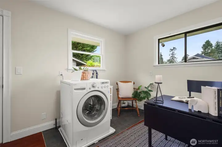 Oversized Utility Room with Flex Space Oversized Utility Room with Flex Space