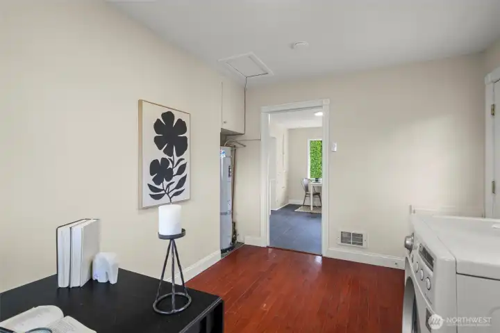 Rear Entrance of Home, with Easy Access to Utility Room and Kitchen Rear Entrance of Home, with Easy Access to Utility Room and Kitchen