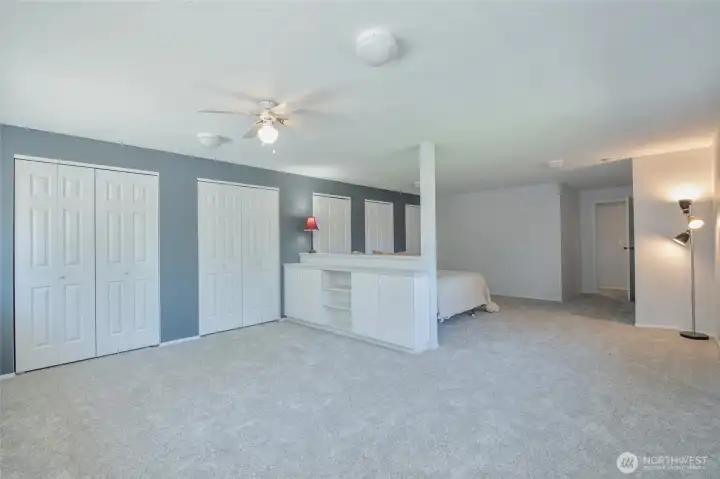 Expanded bedroom designed for guest retreat, double home office or multi-bed situation Expanded bedroom designed for guest retreat, double home office or multi-bed situation