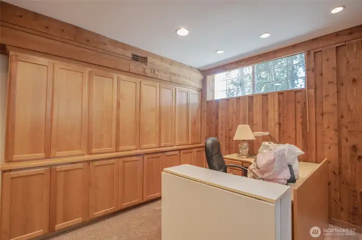 Open cabinets for surprise additions Open cabinets for surprise additions