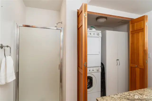 3/4 bath and laundry room - entry level