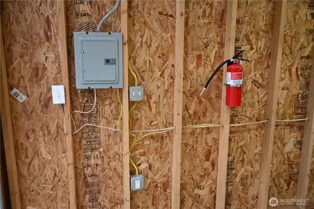 Upgraded 4 duplex GF safety receptacles GFCI protected, 3 - 20A breakers, 250' Hot/Neutral Ground and #12 copper wiring.