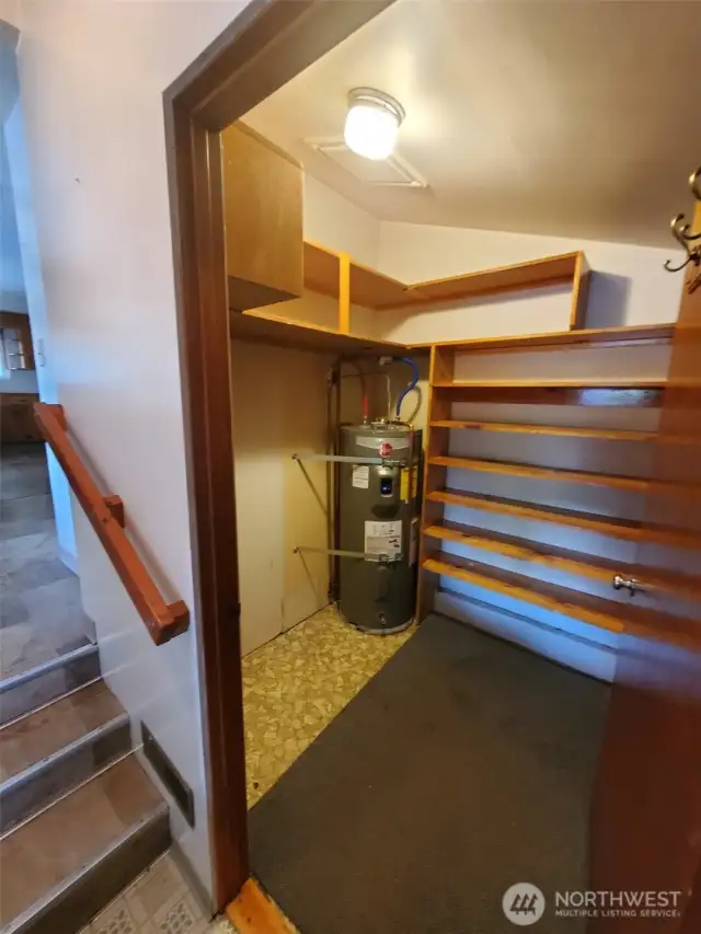 New Hot Water Tank in large pantry off Kitchen